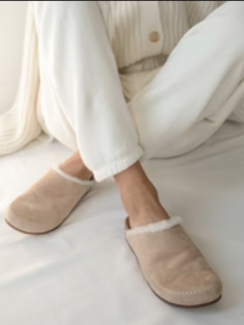 Jenni Kayne Shearling-Lined Moc Clog Size 39